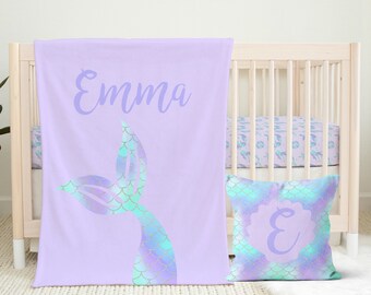 ariel crib bedding