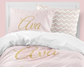 Choose from a variety of collections with duvet covers, pillowcases, and sheets. girls bedding etsy