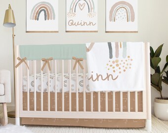 earth tone crib sheets