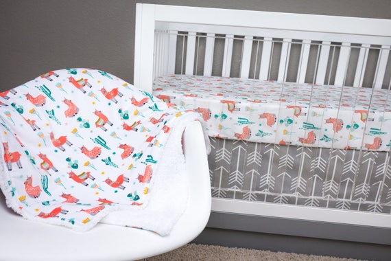 Llama cot bedding hot sale