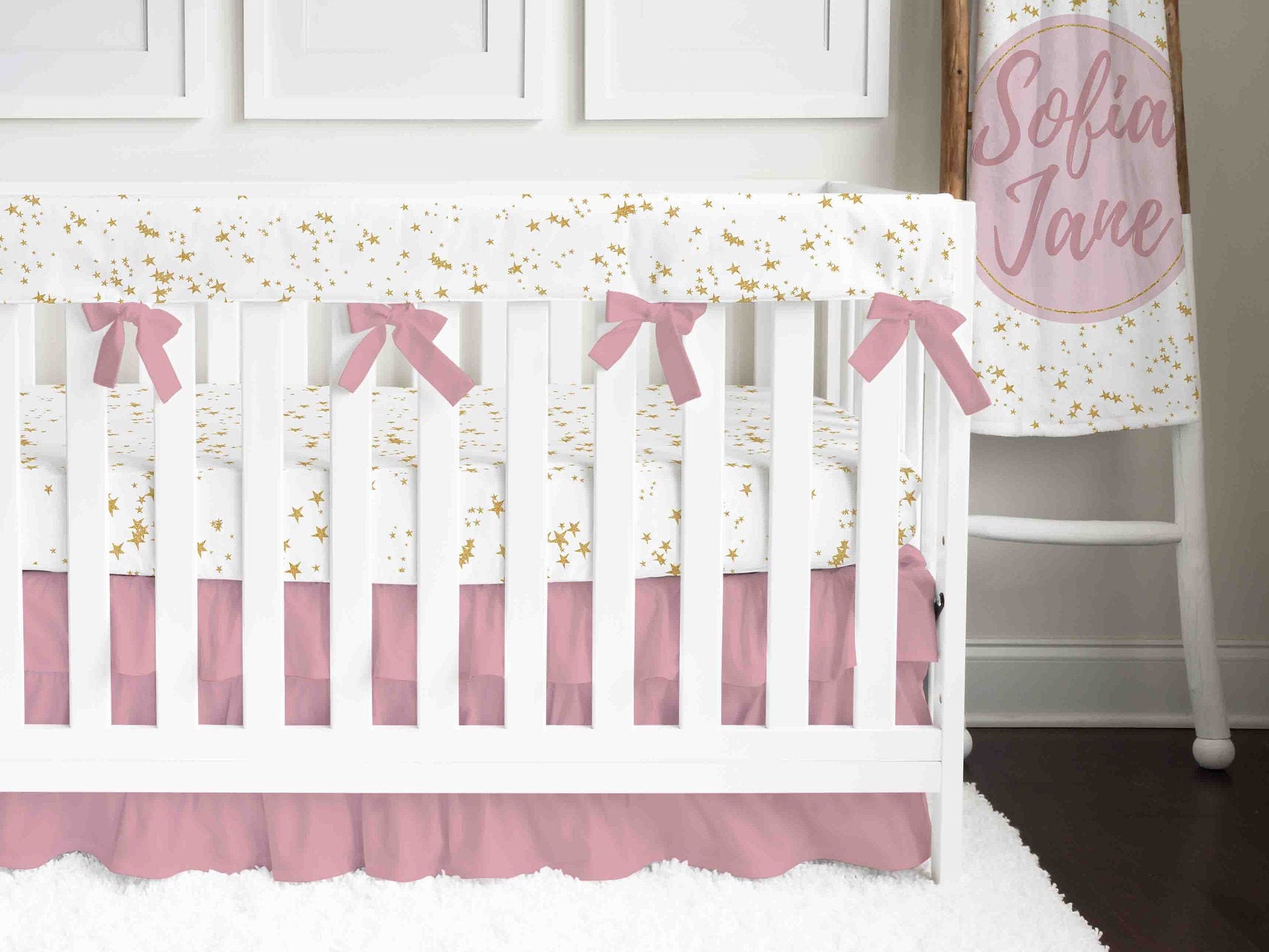 tiered crib skirt