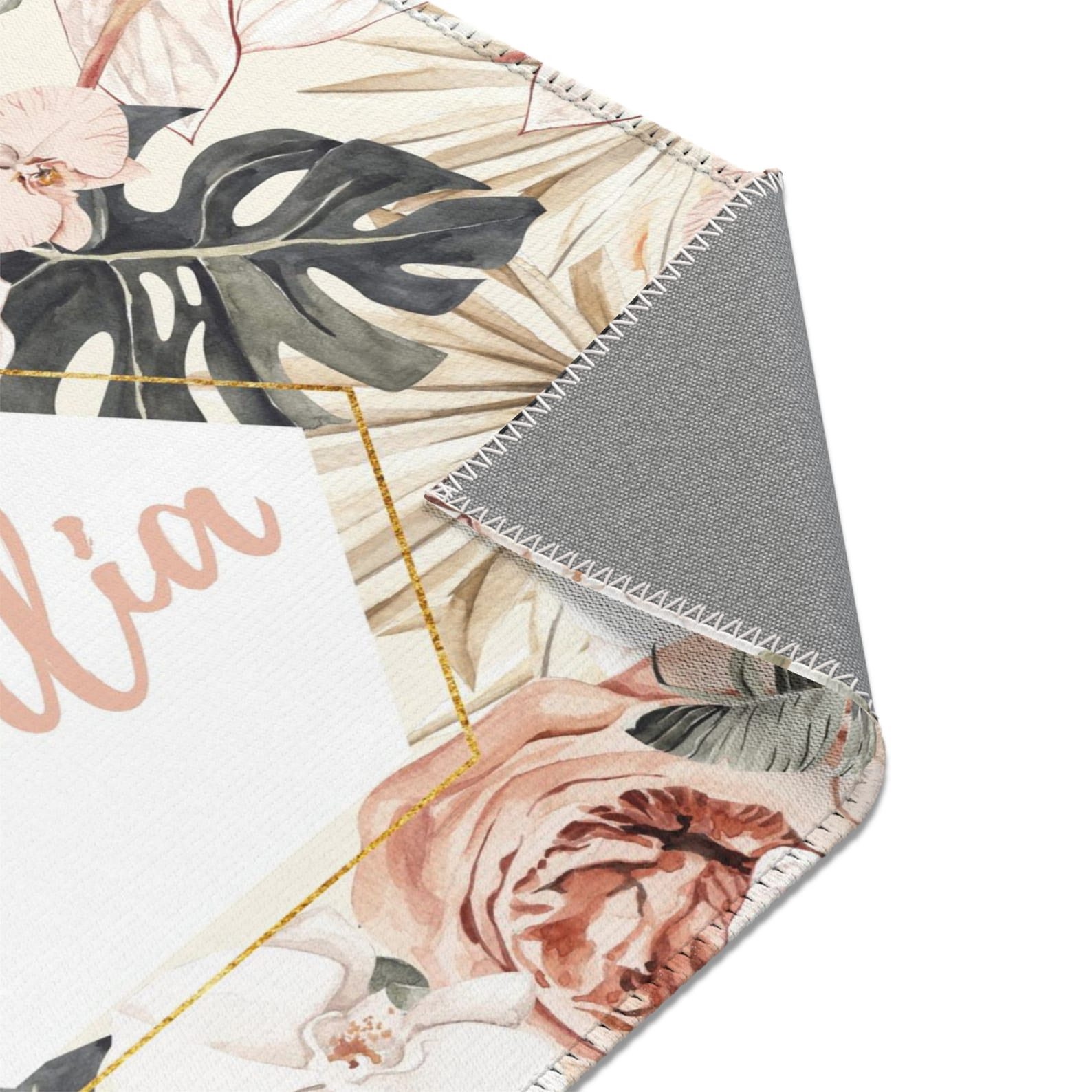 Floral Nursery Rug Boho Baby Girl Nursery Tropical Nursery Etsy