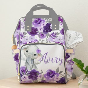 Elephant diaper bag online for baby girl