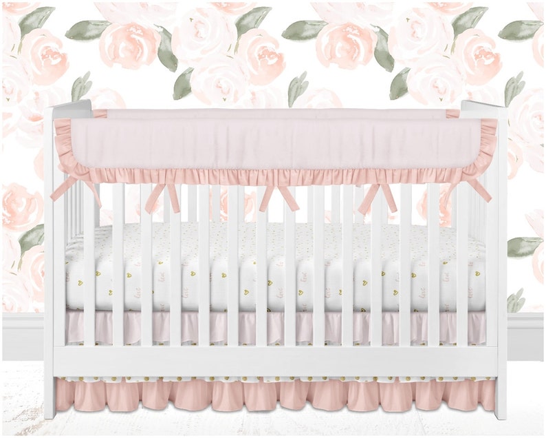 rose gold baby bedding