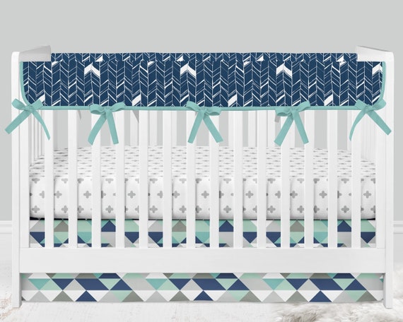 modern boy crib bedding