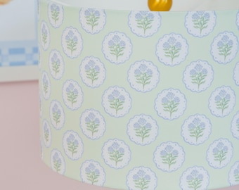 Paralume / Medaglioni di ortensie