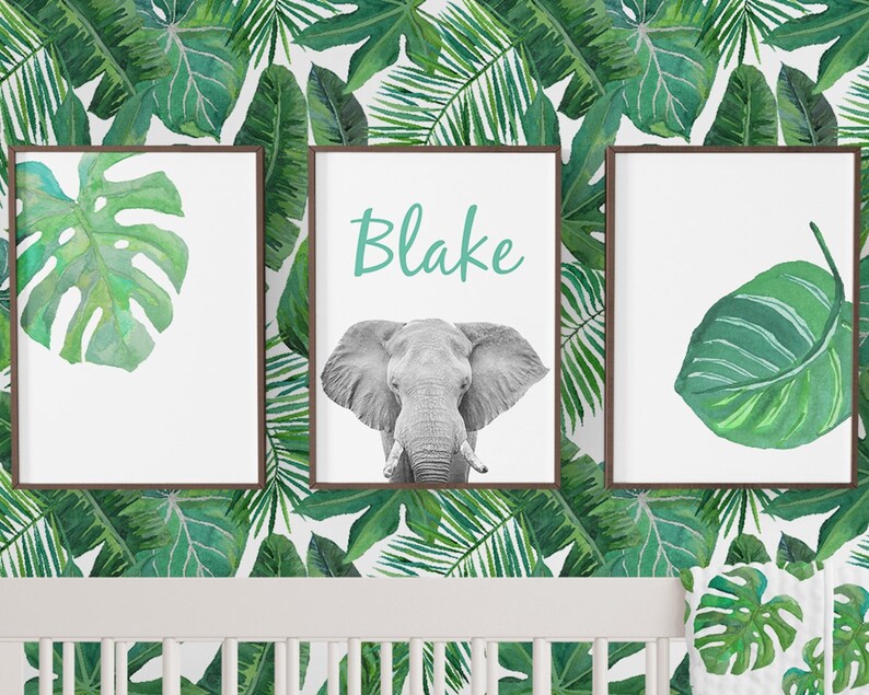Instant Download Jungle Nursery Wall Art Printable Nursery | Etsy