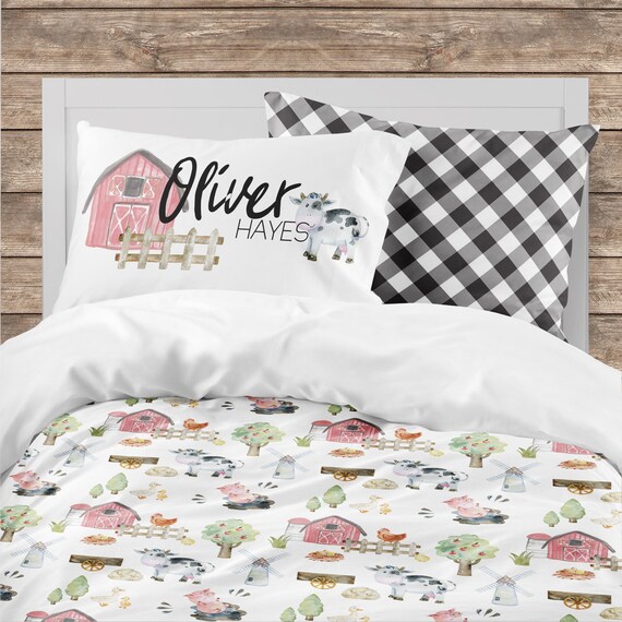 Farm Bedding Boy Room Toddler Set Barn Cow - Farm Toddler Bedding Farm Bedding Boy Room Toddler Set Barn Cow - Farm Toddler Bedding