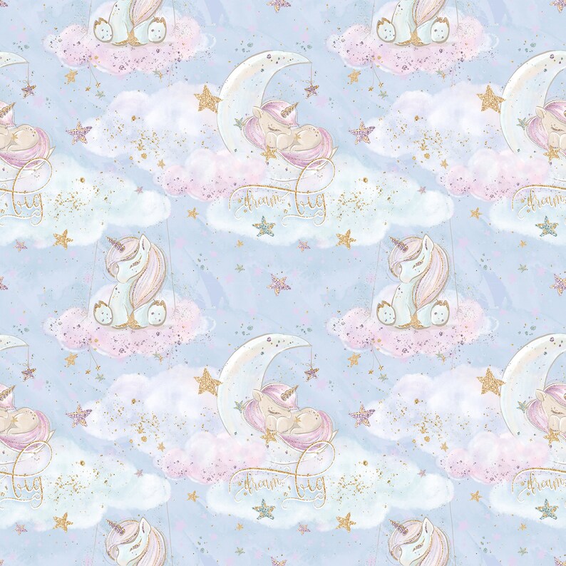 Unicorn Toddler Bedding Set Twin Comforter Full Duvet Cover Etsy
