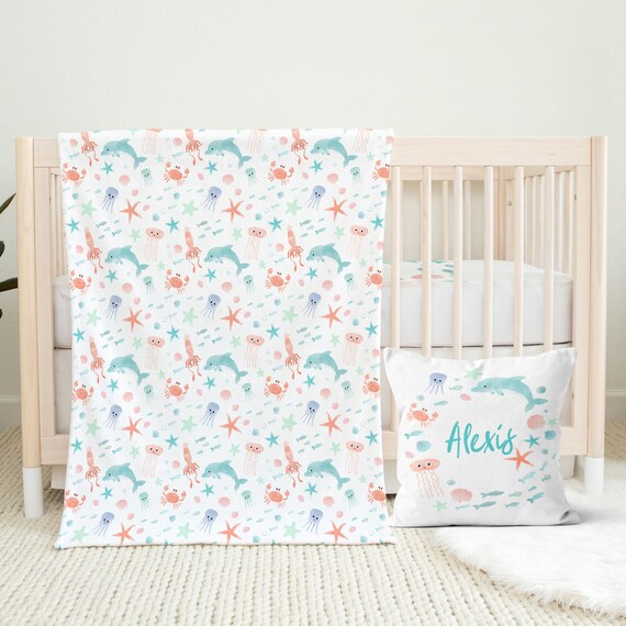 dolphin crib bedding
