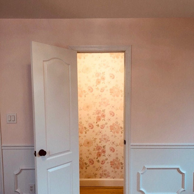 Removable Wallpaper Floral Wallpaper Watercolor Floral Etsy