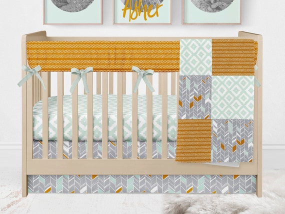 tribal baby boy bedding
