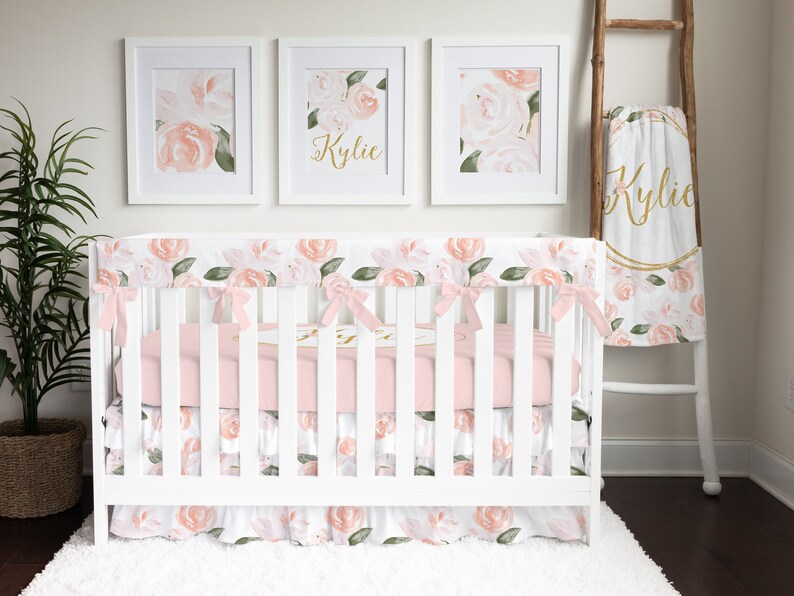 blush baby bedding