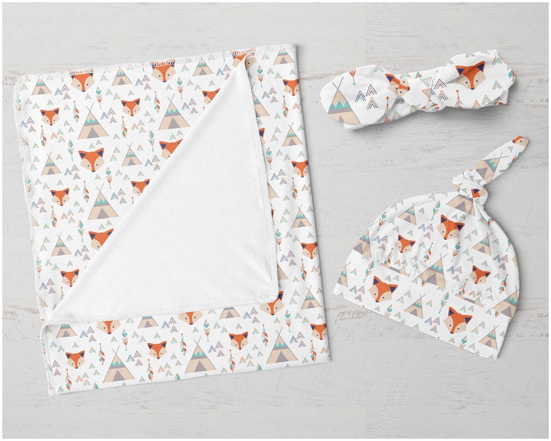 Fox Crib Bedding Baby Boy Nursery Teepee Baby Bedding Etsy