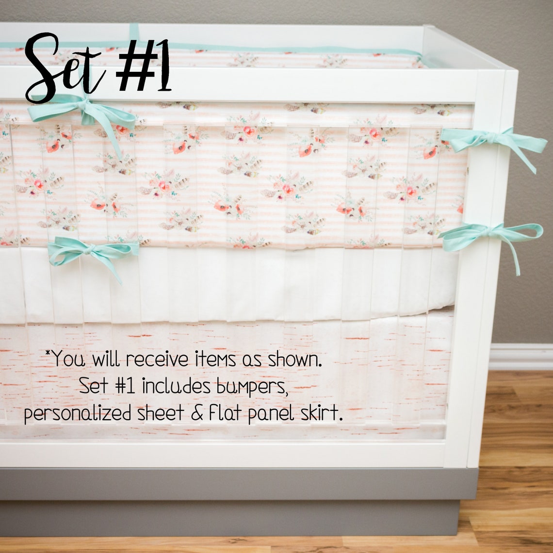 Boho Crib Bedding Tribal Girl Crib Bedding Girl Teepee Etsy