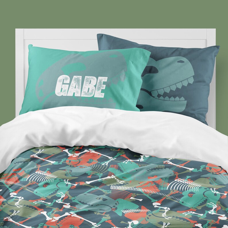 Dinosaur Bedding Set Toddler Bedding Set Twin Comforter Etsy
