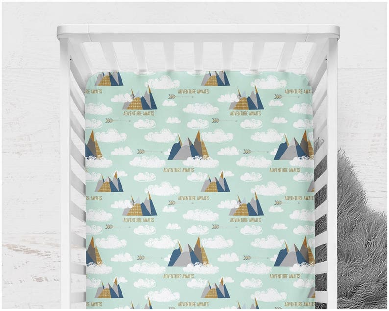 adventure crib sheets
