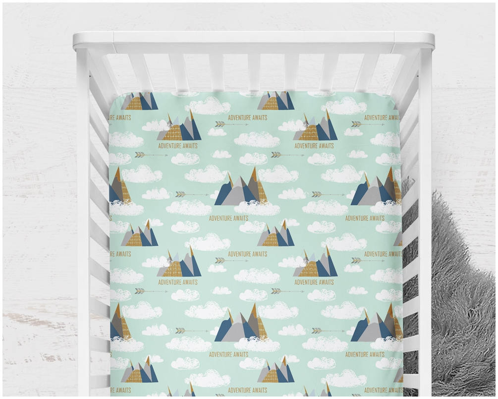 adventure crib bedding