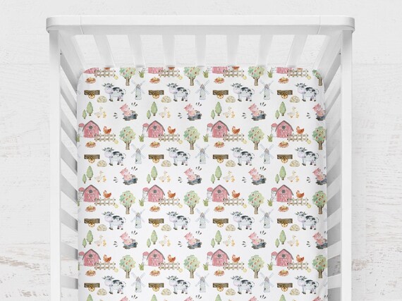 pig crib sheets