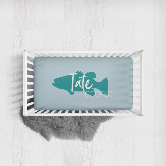 Bass fish crib bedding new arrivals