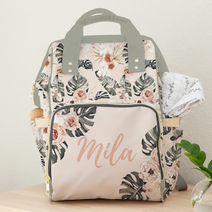 Floral diaper sale bag backpack