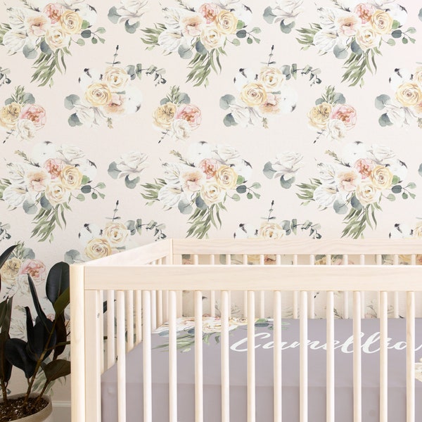 Safe Nursery Wallpaper Etsy