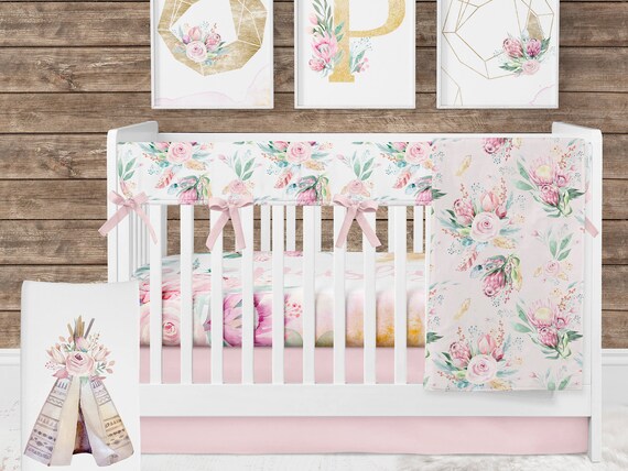 floral cot bedding