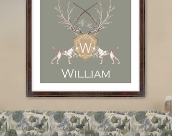 Personalized Nursery Art | Heritage Crest