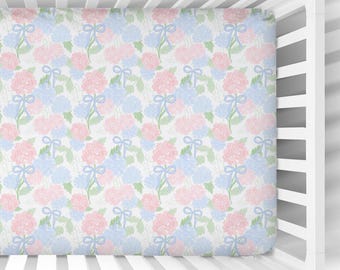 Crib Sheet | Hydrangea Bow