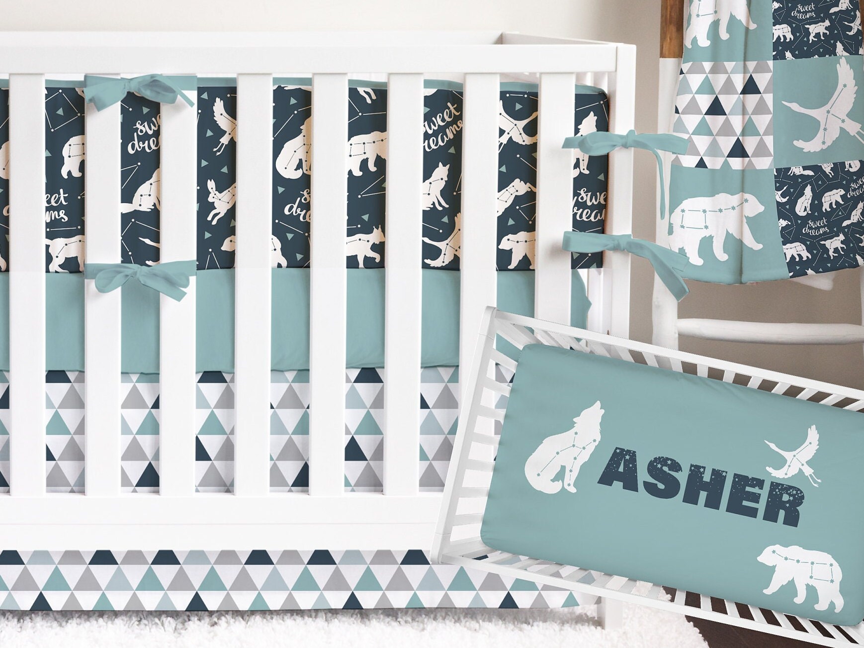 constellation baby bedding