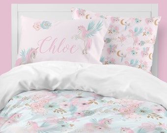 Doll Pram Cot Bedding Set Duvet & Matching Pillow Fairies Pink Great Gift 