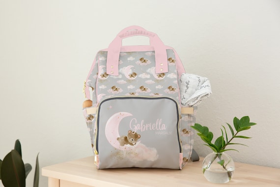 Sunflowers and Baby Pink Roses Personalized Diaper Bag  Etsy