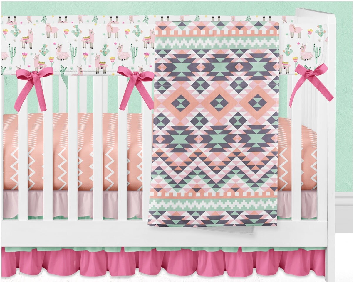 alpaca crib bedding