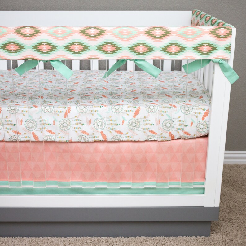 Girl Crib Bedding Boho Baby For Girls Tribal Nursery