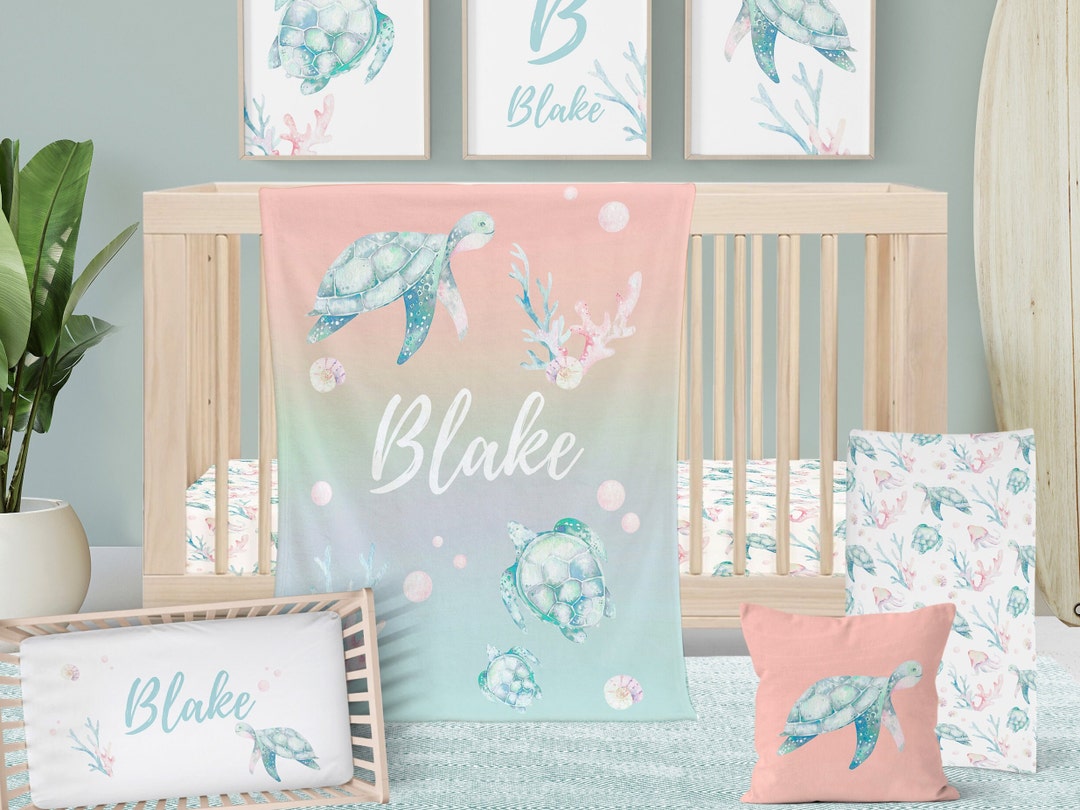 Ocean Crib Bedding for Your Neutral Baby Nursery Decor Sea Turtle Baby