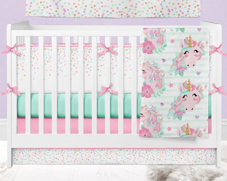 Unicorn Curtains Girl Nursery Curtains Unicorn Room Girl Etsy