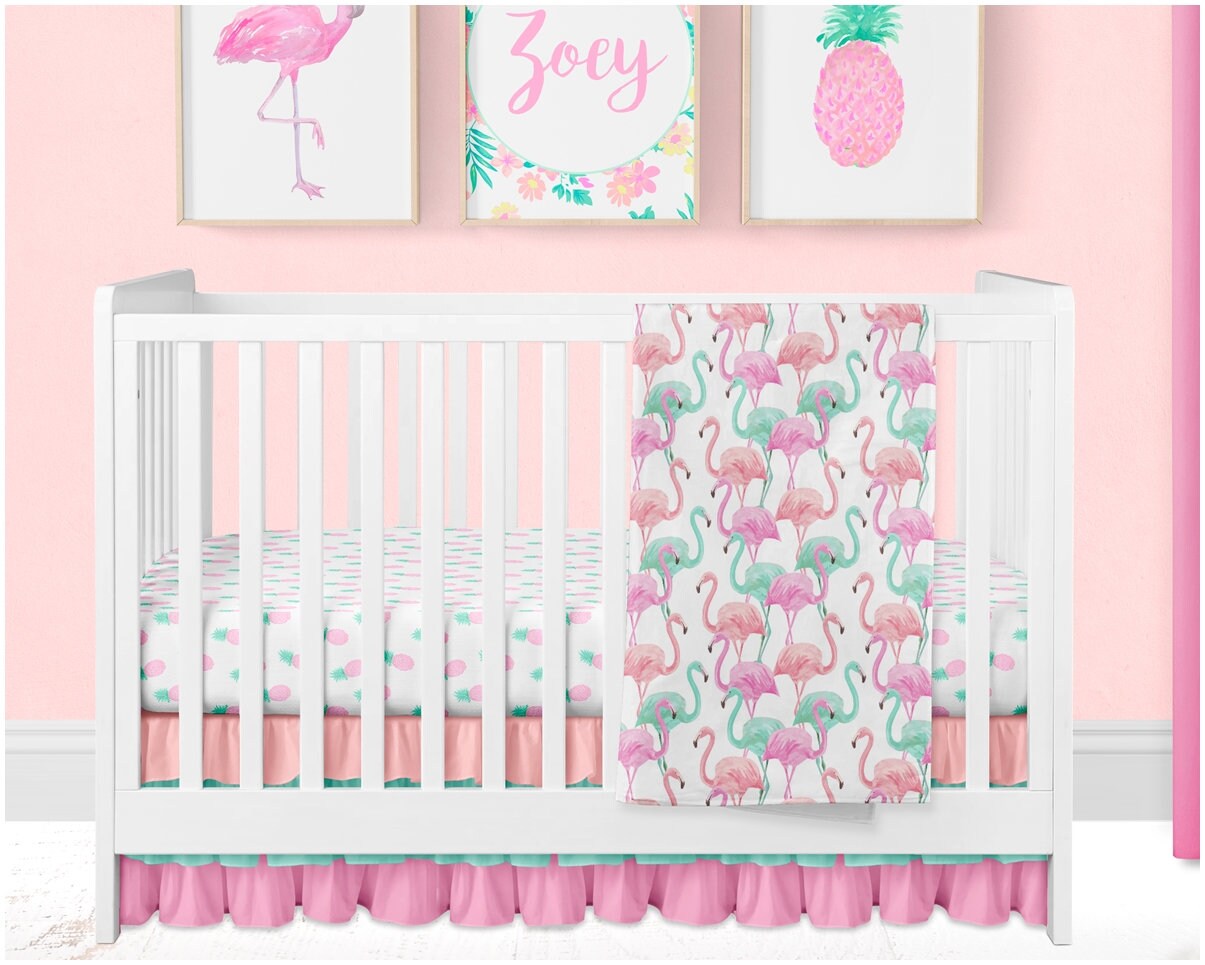 pineapple crib sheets