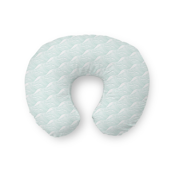 Nursing Pillow Cover, Breastfeeding Pillow Cover, Nursing Cover, Ocean, Baby Shower Gift, Baby Boy Gift, Waves, Coastal, Nautical