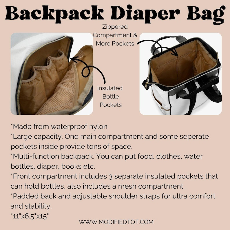 Duck Hunting Personalized Backpack Diaper Bag - Duck Hunting, gender_boy, text