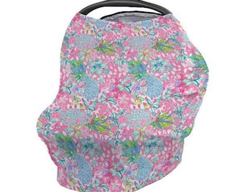 Preppy Summer Car Seat Cover