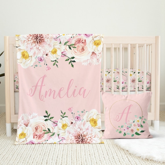Pink crib cheap sheets