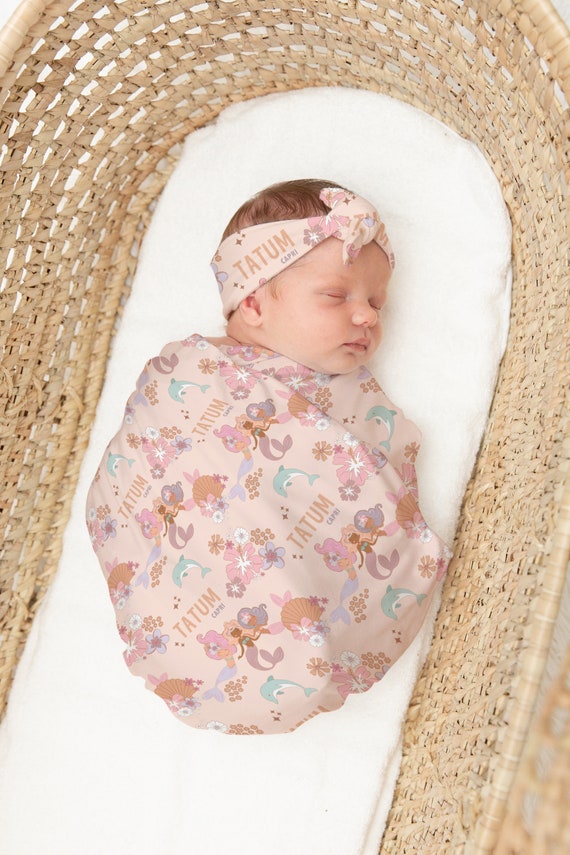 Baby mermaid swaddle hotsell