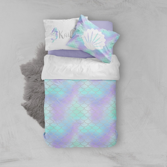Mermaid comforter cheap set queen