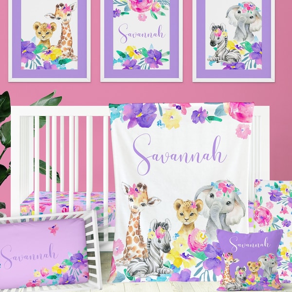 Giraffe Baby Bedding Etsy