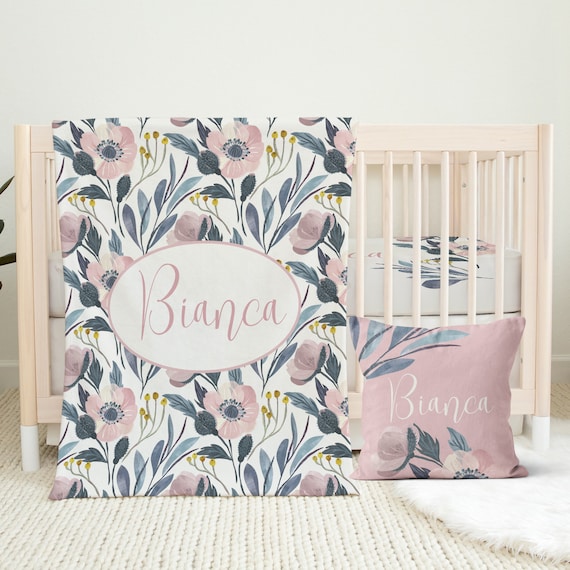 Almohada de cuna de niña para cama de bebé, ropa de cama de