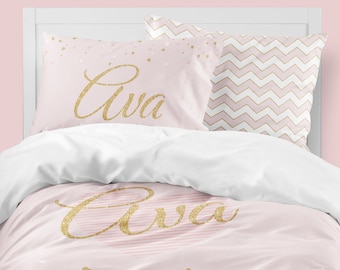 Pink Heart Girls Room, Gold Girls Bedding, Twin Duvet Covers, Toddler Comforter, Girl Queen Duvet Cover, Bedding Sets Kids, Full Comforter