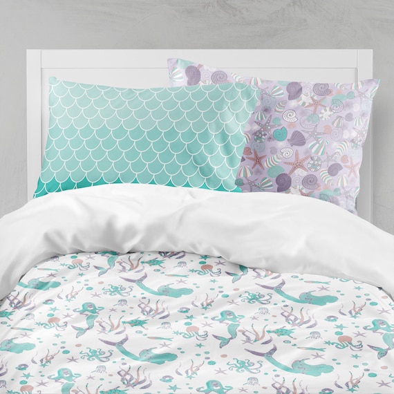 girls mermaid bedding