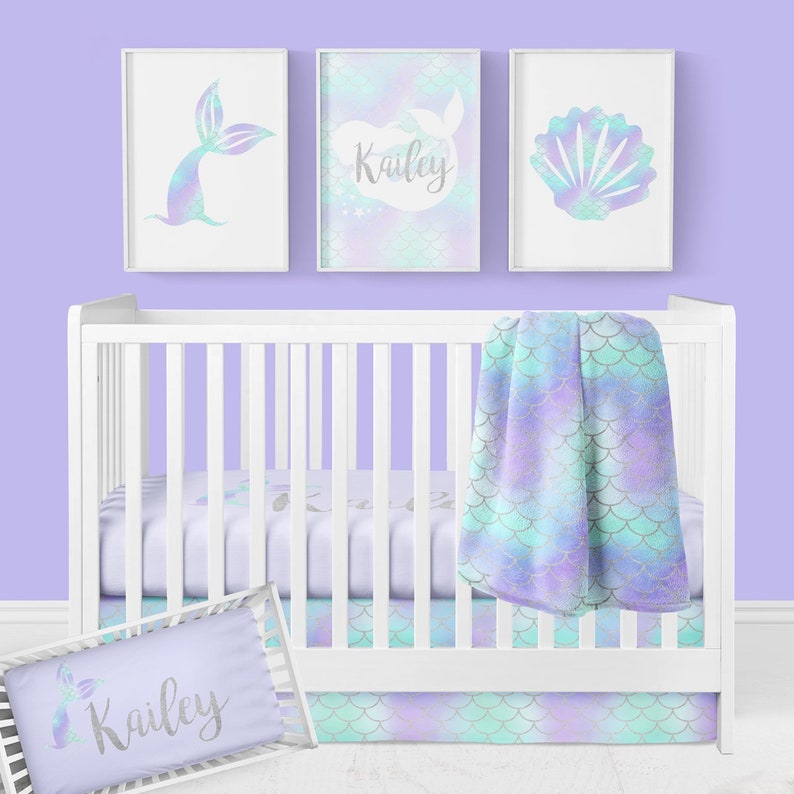 mermaid nursery set