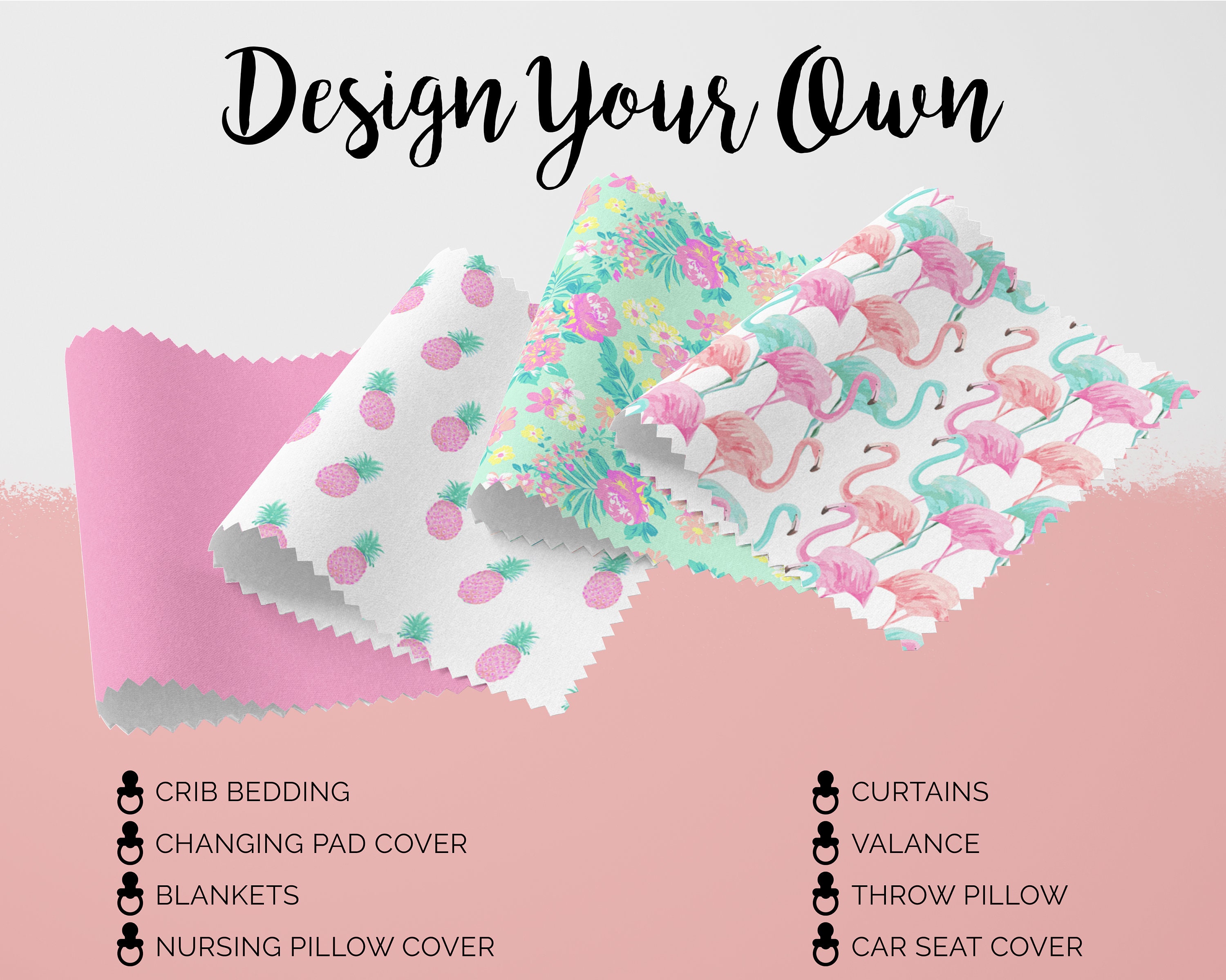 pineapple crib bedding