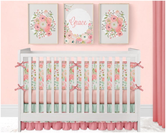 wildflower crib bedding